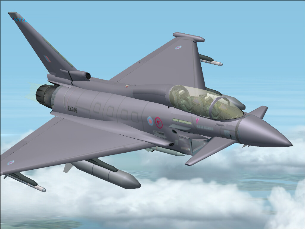 Eurofighter Raf 6Sqn, For Fs2004 And Fs2002