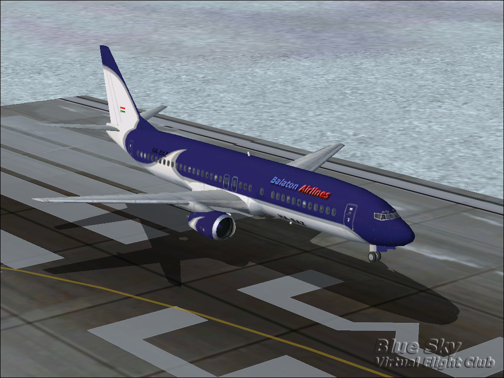 Texture Boeing 737-400 Balaton Airlines By Kornél Sági, Hungary, This Texture Is The Offic
