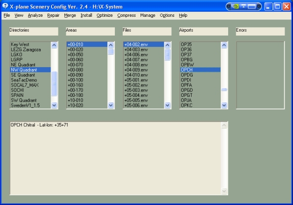 X-Plane Scenery Config Editor Version 2.4 For Windows Xp Xp Env, Dsf And Dat File Editor/A