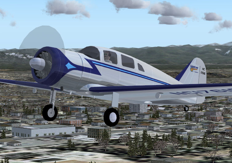 Fs2004 Spartan 7W Executive Textures Repaint By Dave Torkington