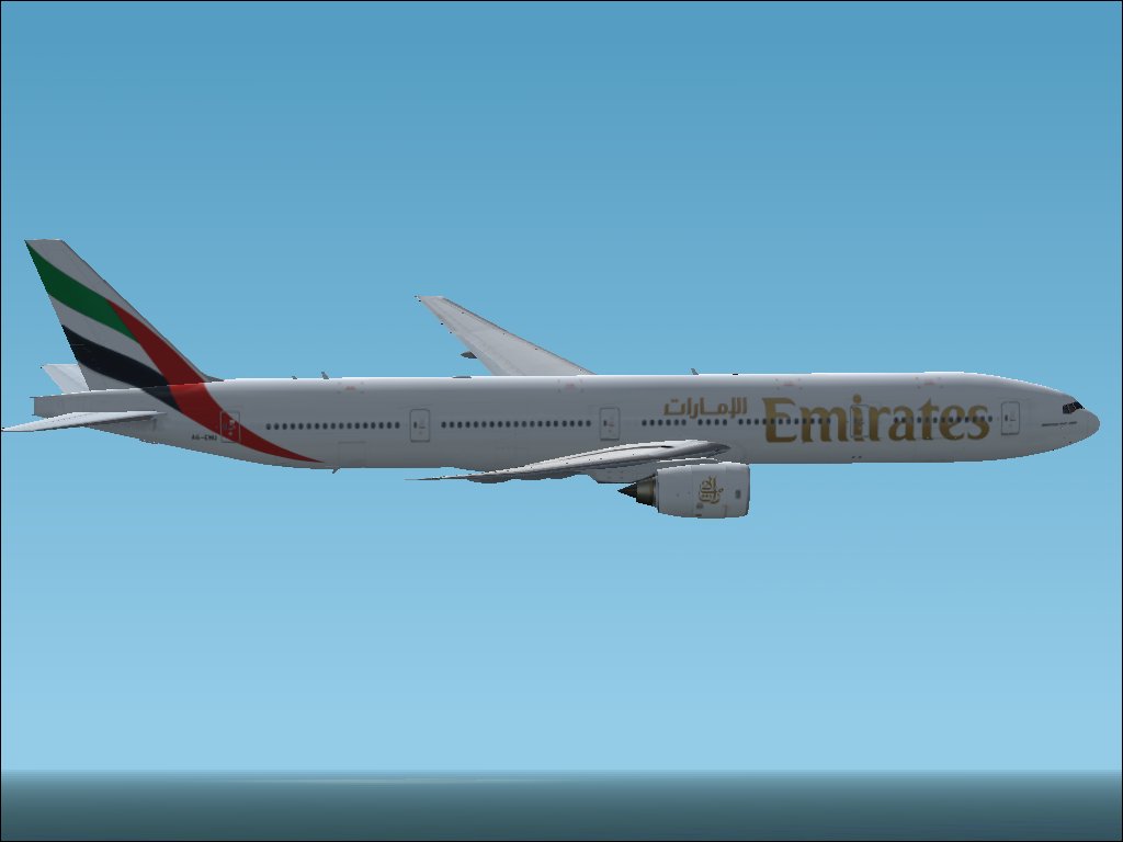 Emirates Boeing 777-31H For Fs2002 And Fs2004
