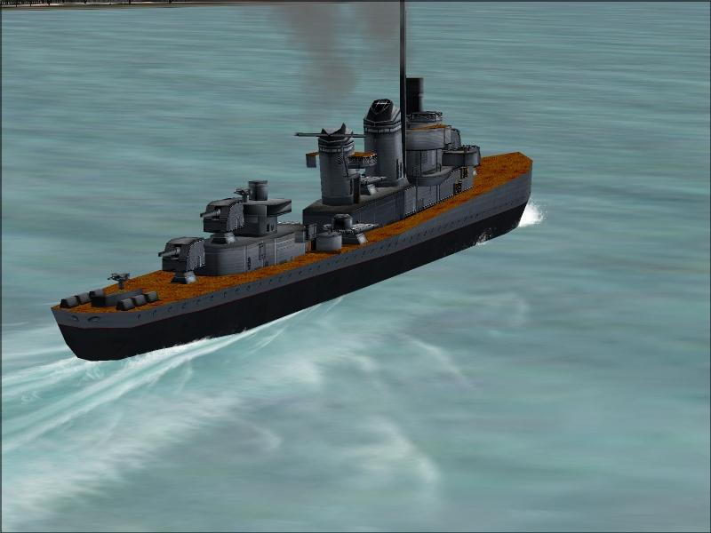Fs2004 - Uss Mahan This Is A Complete Update Of Jacob Waltz Cfs2 Version Of His Uss Mahan