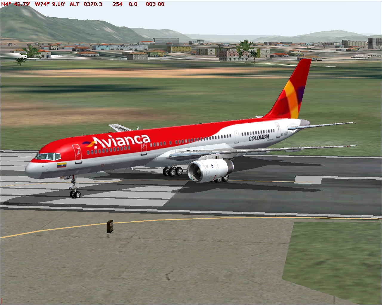 Fs2004 Avianca Colombia 2005 Livery Boeing 757-200