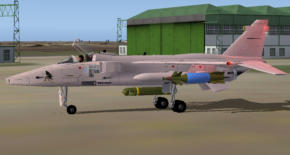 Ap Designs Jaguar, Desert Cam Textures Exclusively This Depicts A Raf Jaguar, Gr3, In Dese
