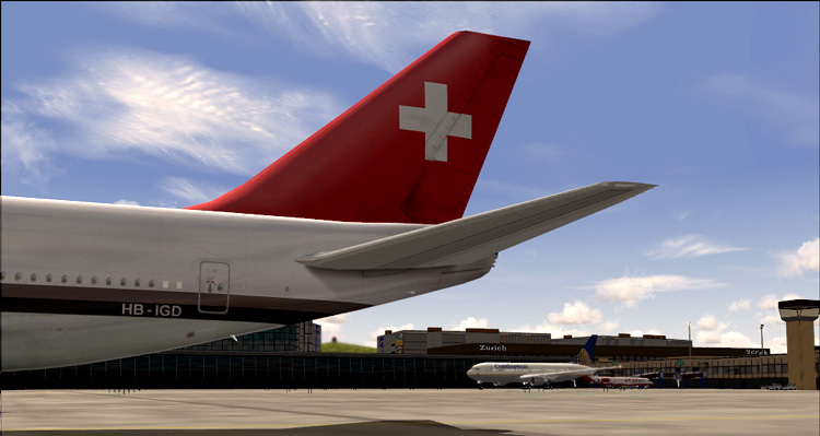Project Opensky Boeing 747-300(M) Combi For Fs2002 And Fs2004 Swissair Model Designer : C