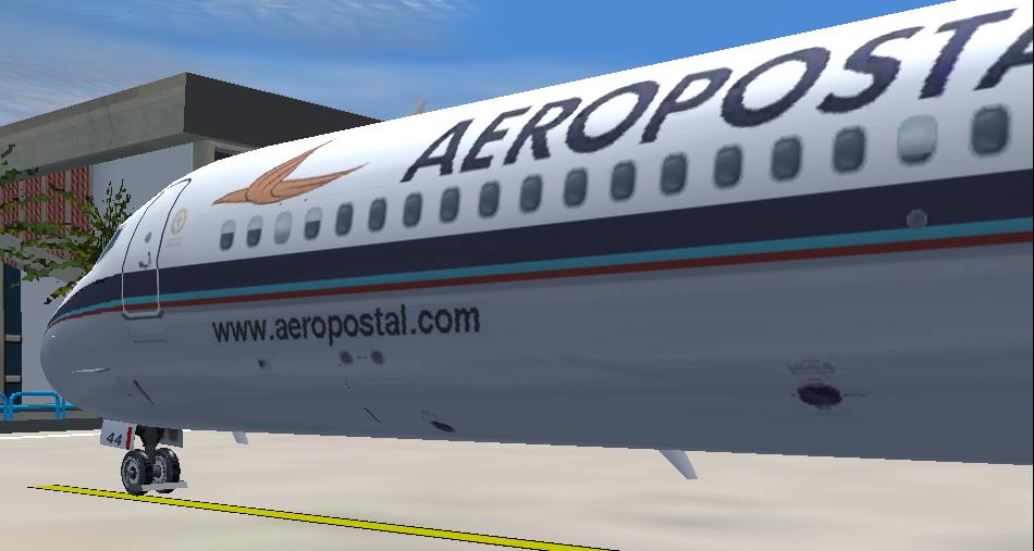 Fs2004 Aeropostal Douglas Dc-9-51 , Registration Yv-44C