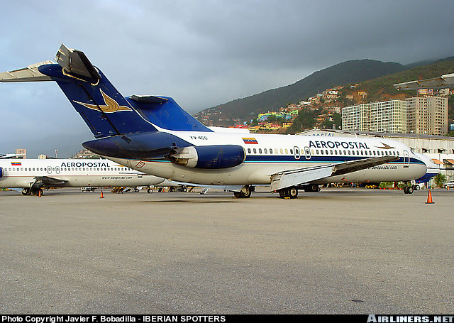Fs2004 Aeropostal Douglas Dc-9-32 , Registration Yv-46C