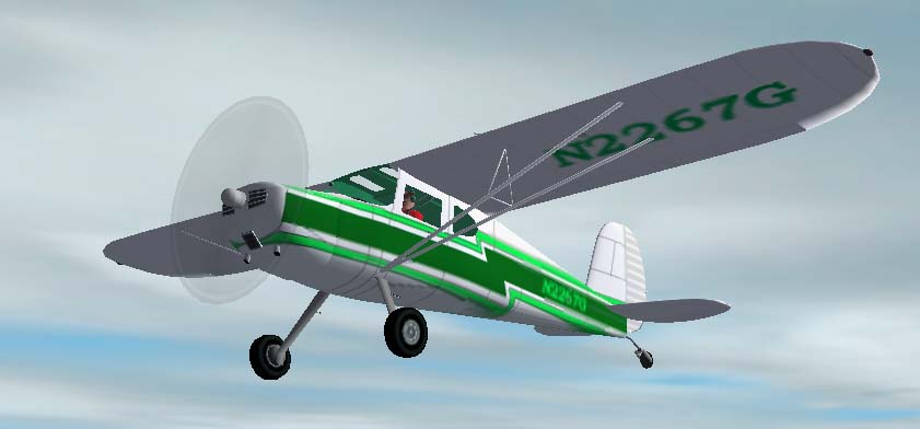 Cessna 140 For Flight Simulator 2002/2004 Cessnas Classic Post War Tail Dragger Done Up In — 1