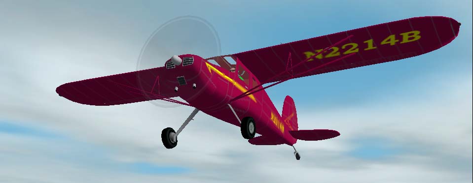 Cessna 140 For Flight Simulator 2002/2004 Cessnas Classic Post War Tail Dragger Done Up In