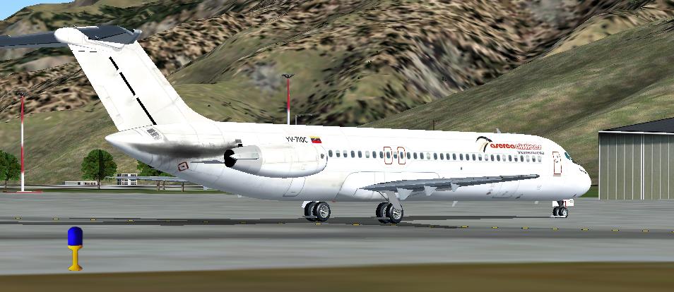 Fs2004 Aserca Airlines Douglas Dc-9-31 , Registration Yv-710C