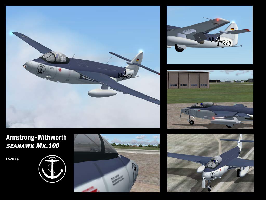 Armstrong-Withworth Seahawk Mk.100/Mk.101 Repaint From Andreas Fey Including Complete Airc