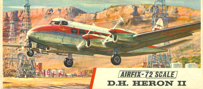 Fs2004/Fs2002 De Havilland Dh-114 Heron; Aero Shell - Do You Remember The Old Airfix 1/72