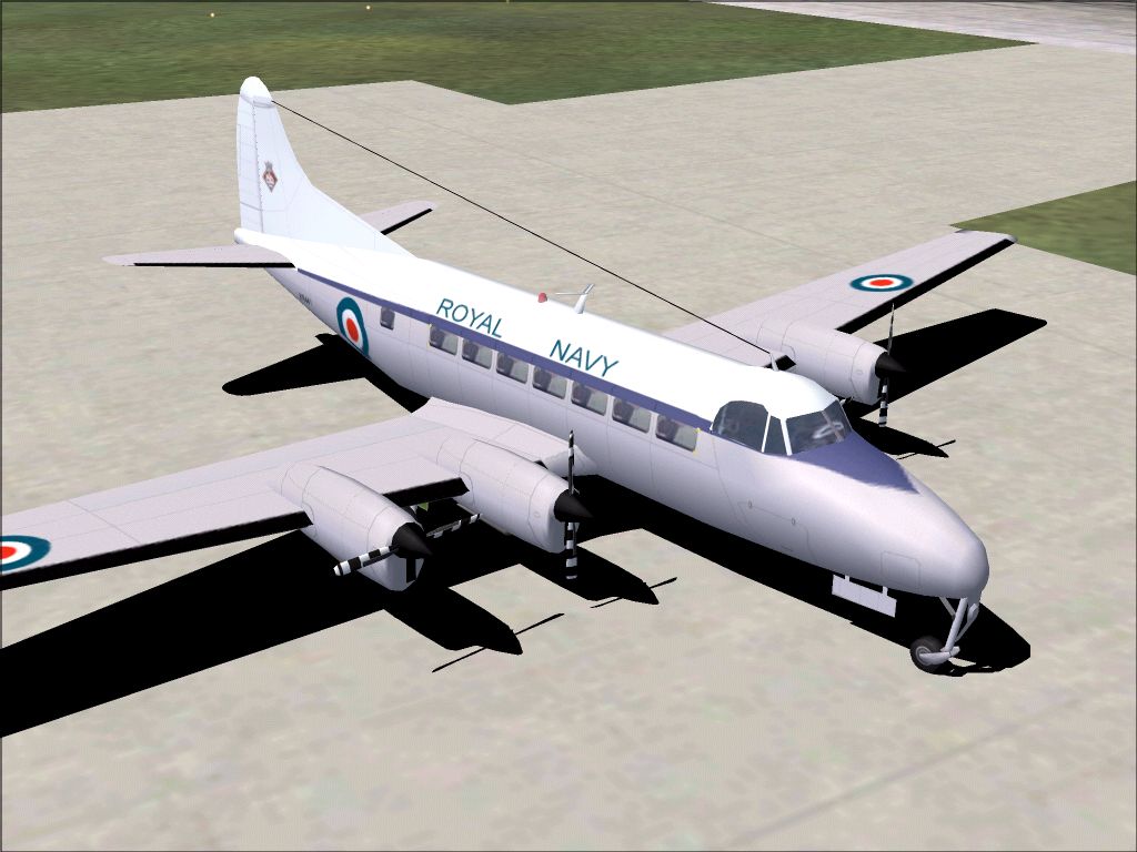 Fs2004/Fs2002 De Havilland Dh-114 Sea Heron; Xr441 - These Are Textures Only