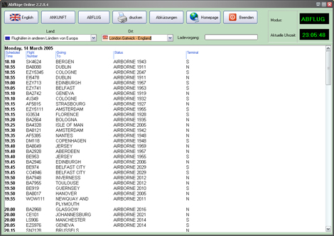 Abfluege Online 2.2.0.4 Abfluege Online 2 Is A Program What Over The Internet Of Different
