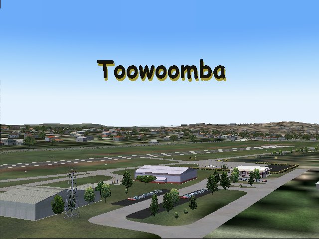 Flightsim Fs2004/Fs9 Scenery Toowoomba - Queensland, Australia These Files Upgrade The Msf