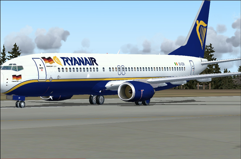 Thank You For Downloading My Ryanair Boeing 737-800 In Frankfurt Hahn Livery, Registration