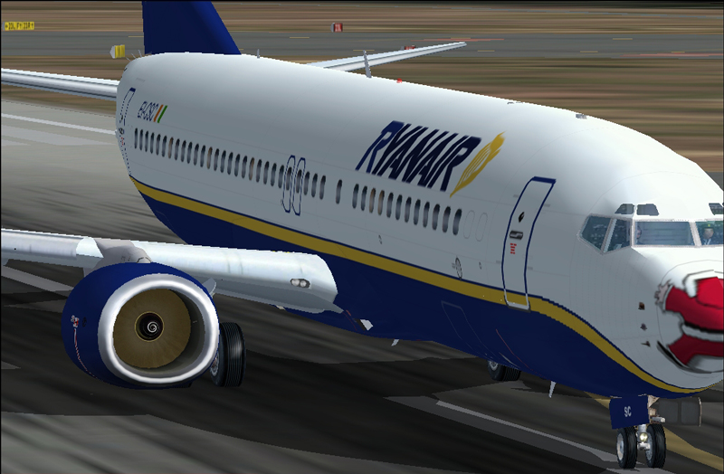 Thank You For Downloading My Ryanair Boeing 737-800 In Ryanair Santa Clause Livery, Regist