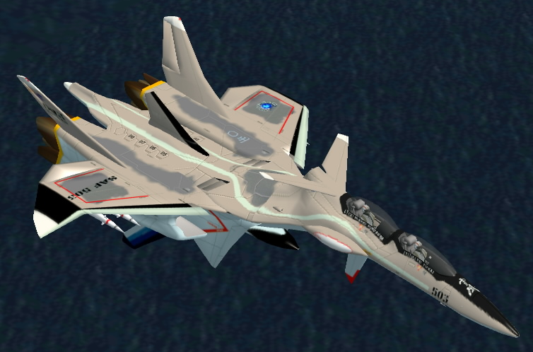 Fs2002 Fs2004 Faf Ffr-31Mr/D Super Sylph Yukikaze