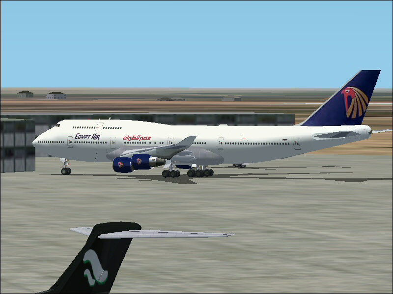 Boeing 747-400 Mj Viii Egypt Air © Siddharth Desai 2005 Textures Repaint By Siddharth Desa