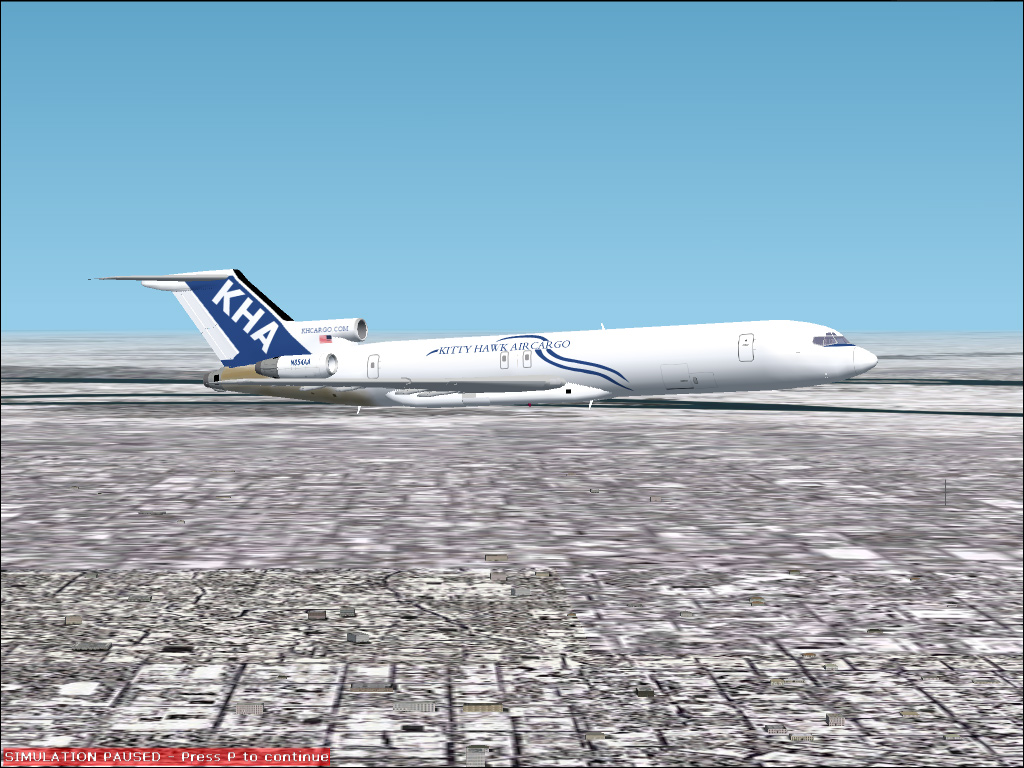 Kitty Hawk Aircargo Boeing 727-200 Aircraft Made By: Mike Stone Aircraft Repainted By: Rya
