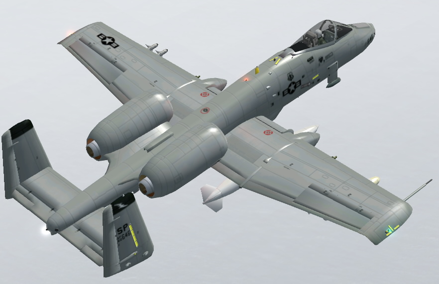 Fs2002/Fs2004 Fairchild A-10 Thunderbolt Ii A-10 Is An Aircraft Designed Valuing Low-Speed