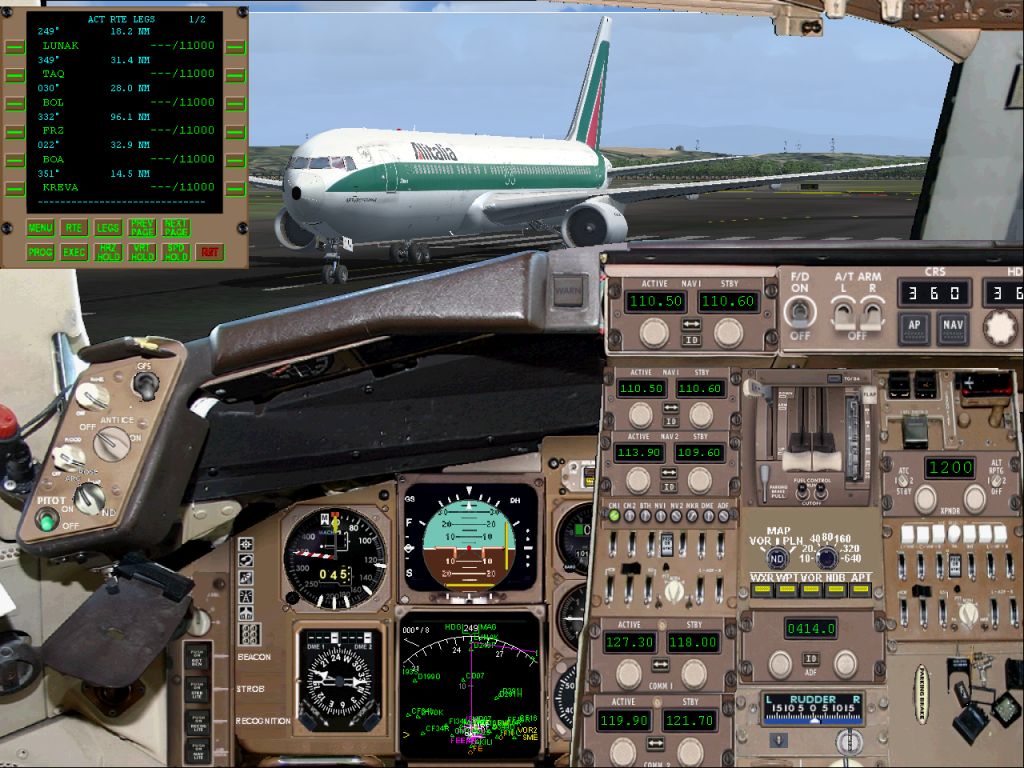 Boeing 767-300 Panel Made By Massimo Grassi Reworked By Marco Spada To Be Used With Tony D
