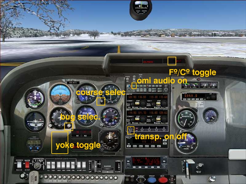 This Is A Panel For The Fs2004 Cessna 172 Skyhawk Made Over A Picturereal Bitmap And Featu