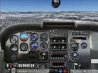 This Is A Panel For The Fs2004 Cessna 172 Skyhawk Made Over A Picturereal Bitmap And Featu