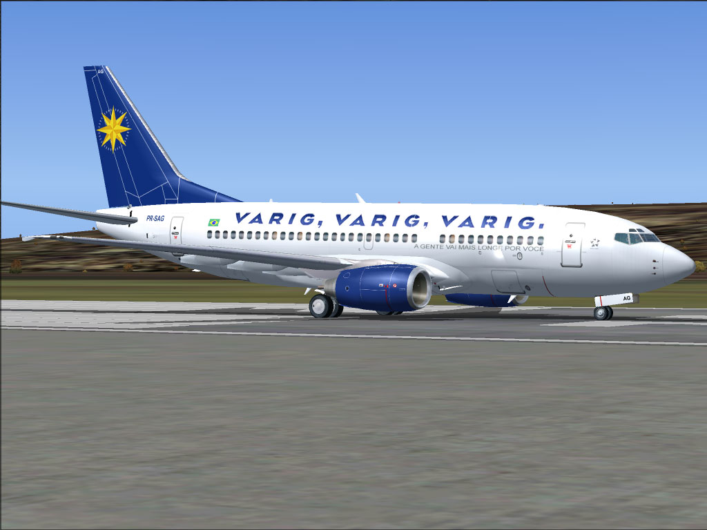 Rio Sul Linhas Aéreas Boeing 737-700 Pr-Sag Model And Fde: Kittyhawk Studios Textures: And
