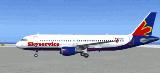 Ifdg A320-214 Skyservice Flightsim Version:fs2004 Repainted By:shane Strong Original By:if