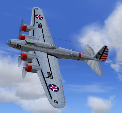 Boeing Yb-17 (1937) This Fsdsv2 Project Depicts One Of The 13 Yb-17S That Were Assigned To