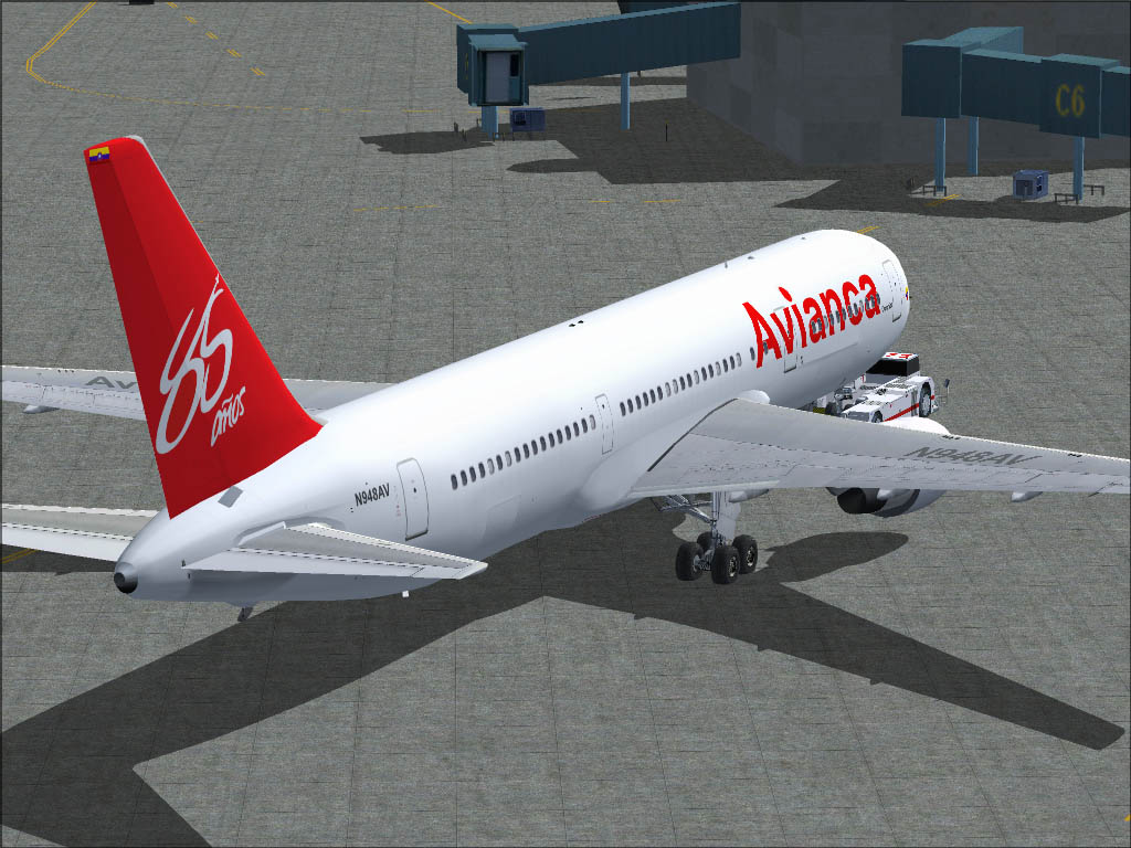 Fs2004 Project Open Sky Avianca 767 85 Years Livery Of Avianca Colombia Special 85Th Anniv