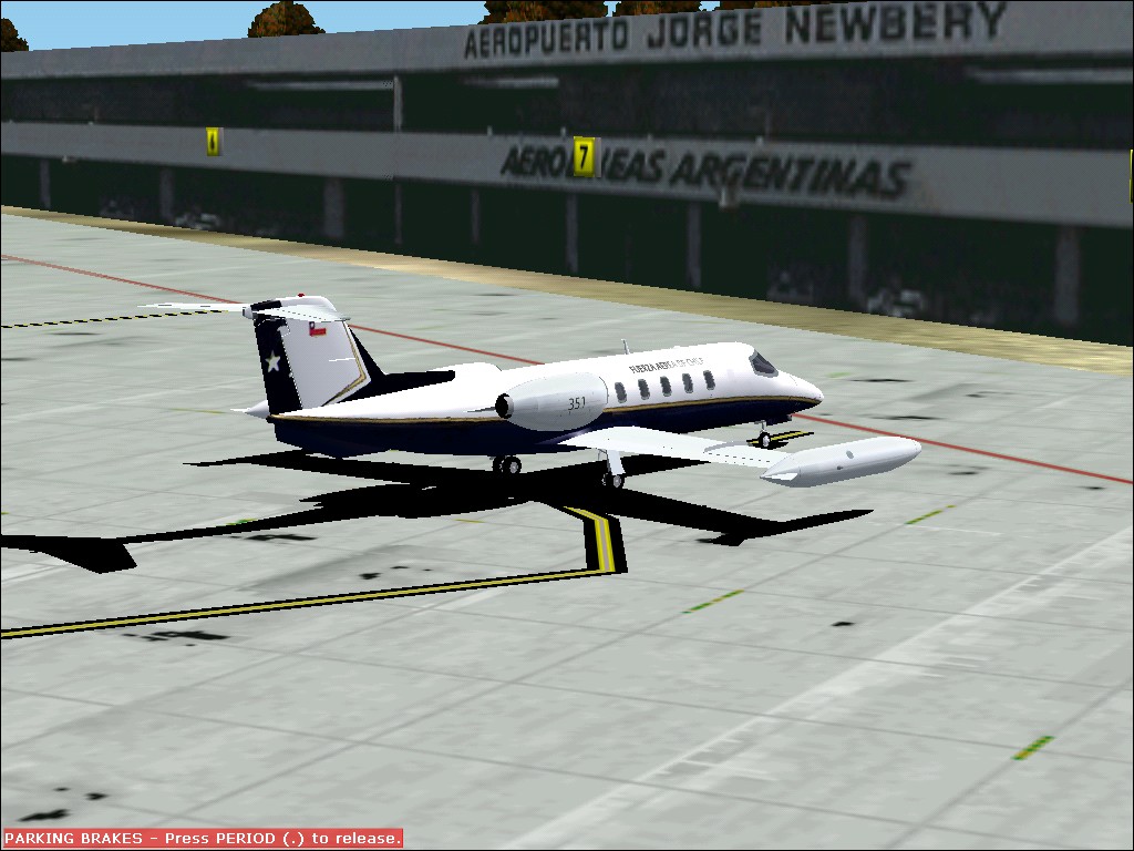Learjet 35 - Fuerza Aerea De Chile Textures Repaint Luis Oliva Barrera - Este Es Un Repint — 1