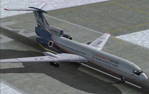 This Is Repainted Textures For The Awesome Tupolev Tu 154-B2 From Project Tupolev