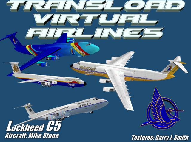 Fs2004 The Lockheed C-5 Galaxy Is A Heavy Logistics Military Transport Aircraft Designed T