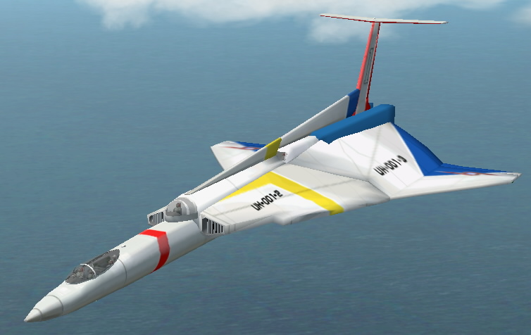 Fs2002/Fs2004 Tdf Ultra Hawk-1 Science Fiction Animation Plastic Model Series No.7