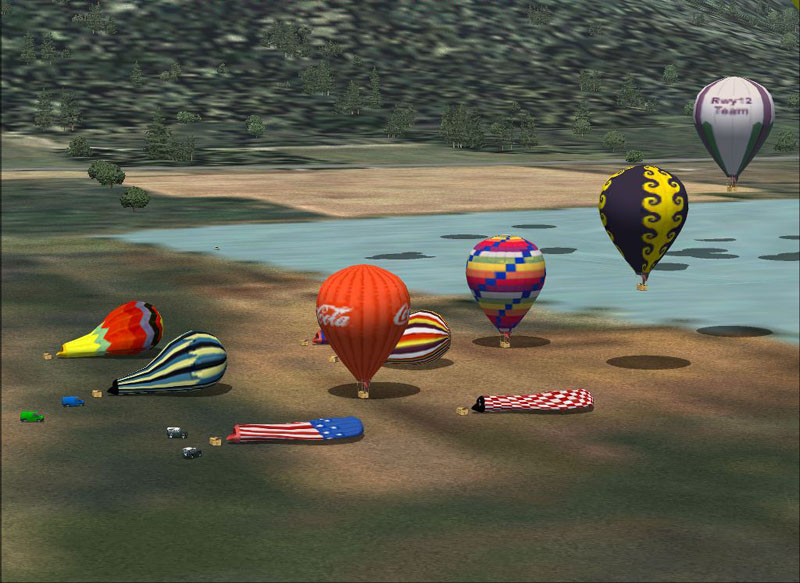 Fs2004 Scenery Design – Hot Air Balloons, A Rwy12 Object Placer Library The Compilation Is