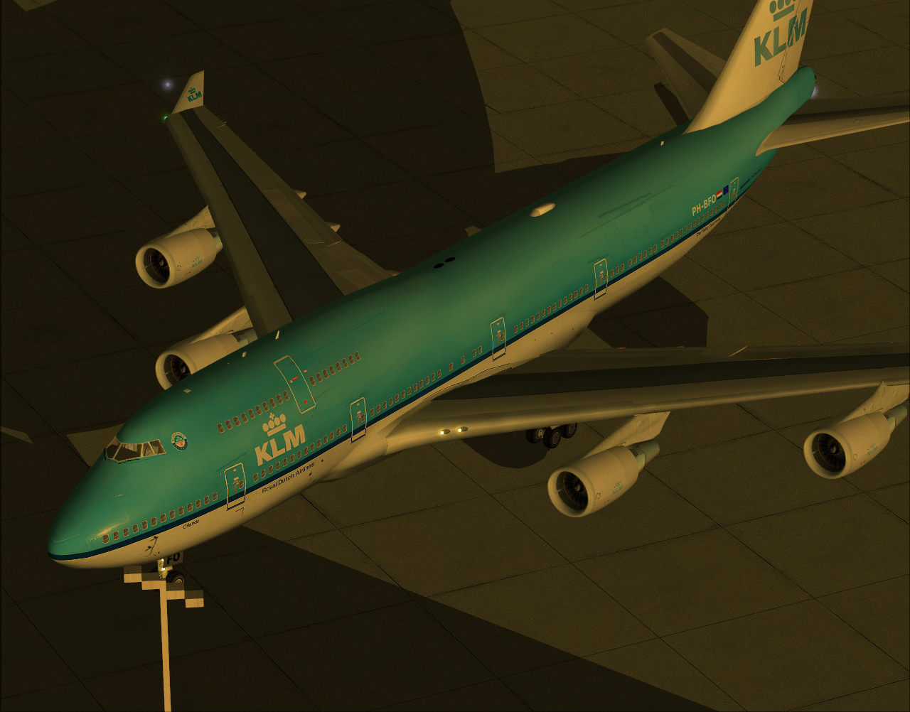 Project Opensky Boeing 747-400 Combi For Fs2002/4 Exclusively Klm Boeing 747-406M Photorea — 1