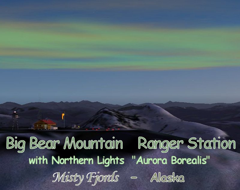 Kff6 === Big Bear Mountain, Ranger Station === Misty Fjords Scenery, Fs2004 I Made This Sc — 1