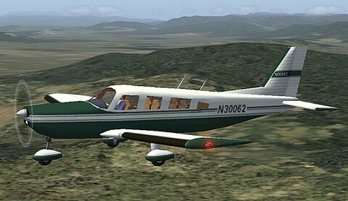Fs2004 Piper Cherokee Six-300 The Pa-32 Series Began Life As The Cherokee Six, A Significa