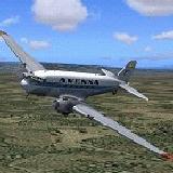 Avensa Mcdonnell Douglas Dc-3 Textures Repaint Of The Default Fs9 Dc-3 In The Livery Of Av