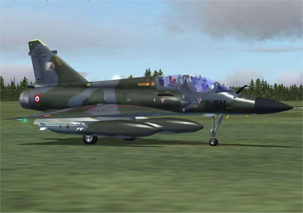 Fs2004 Dassault Mirage 2000N 2/4 Squadron At Luxeuil France
