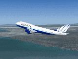 Fs Painters Boeing 747-400 In United Airlines Brand-New Livery, For Ai Traffic, And Painte
