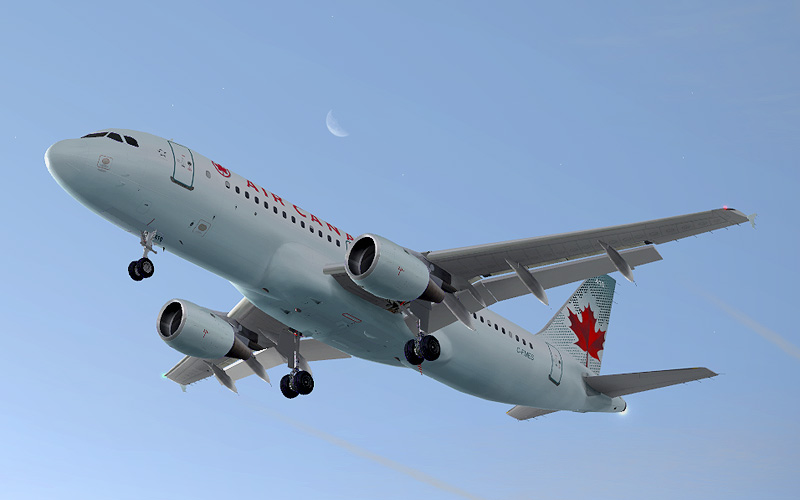 Fs2004 Ifdg Airbus A320 Air Canada Nc