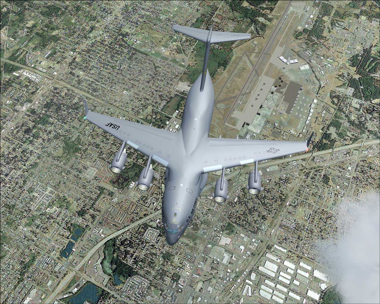 Fs2004 Scenerymcchord Afb (Ktcm),Washington State — 1