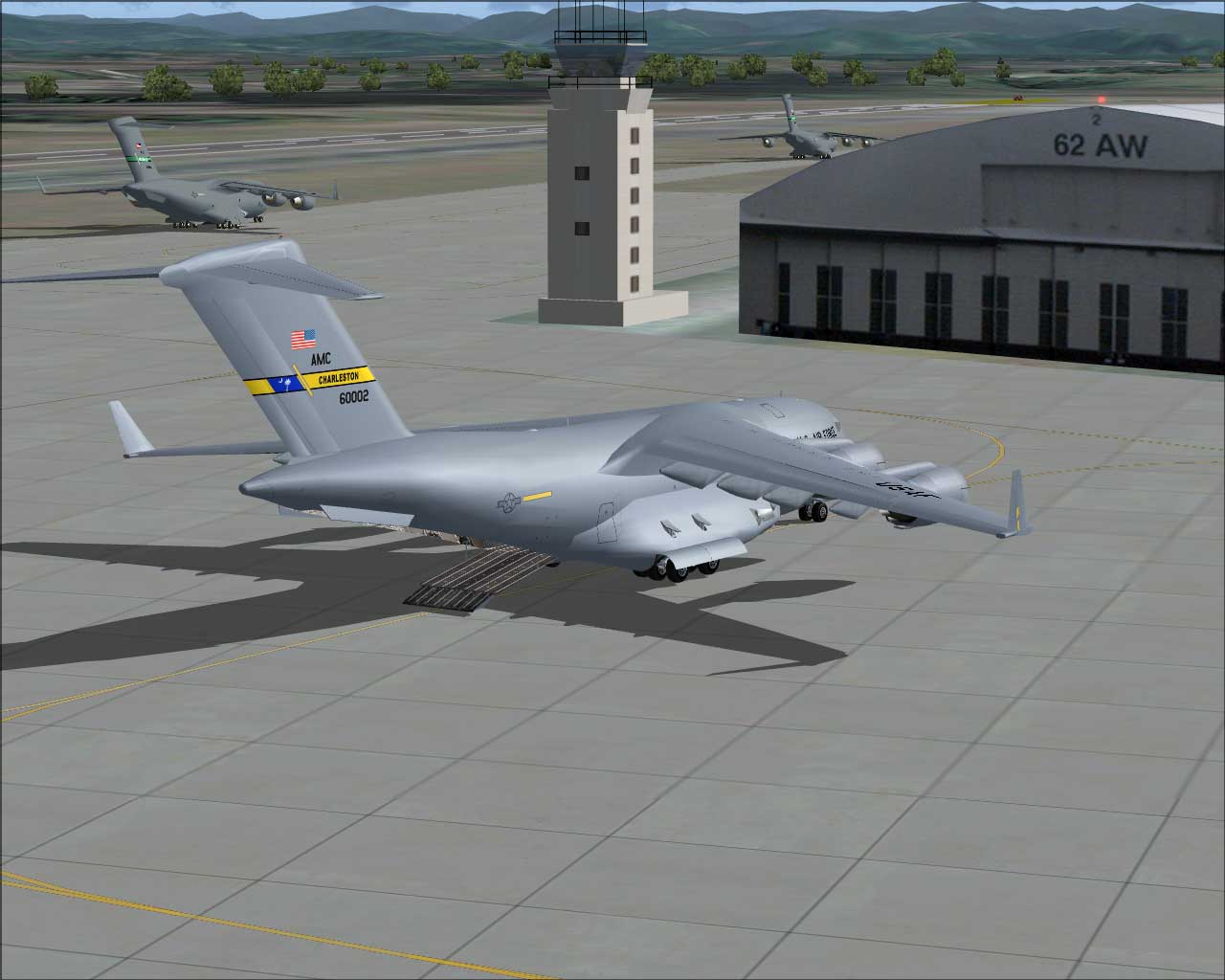 Fs2004 Scenerymcchord Afb (Ktcm),Washington State
