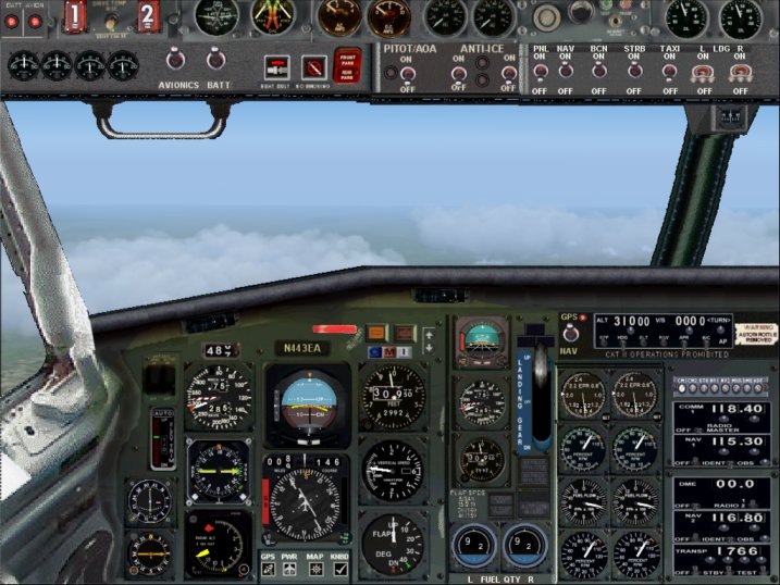 Boeing 737-100/200 Series Panel By David Reed, Eastern Virtual Airlines Reed0427_At_Hotmai