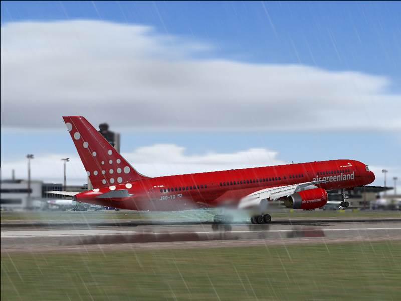 Posky 757-200 For Fs2004 A Repaint Of The Posky 757-200 Painted In The Colours Of Air Gree