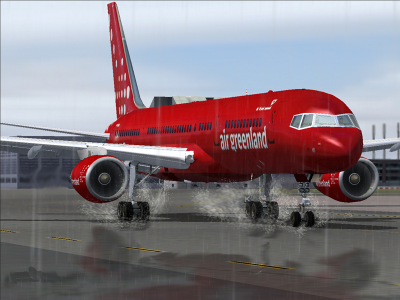 Posky 757-200 For Fs2004 A Repaint Of The Posky 757-200 Painted In The Colours Of Air Gree