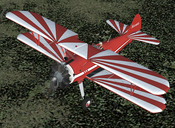 Fs2004 Exclusively - Stearman Kaydet And Eagle Field Scenery This Is A Mostly New Model Fo — 1